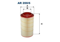 Air filter AR 200/6 Filtron