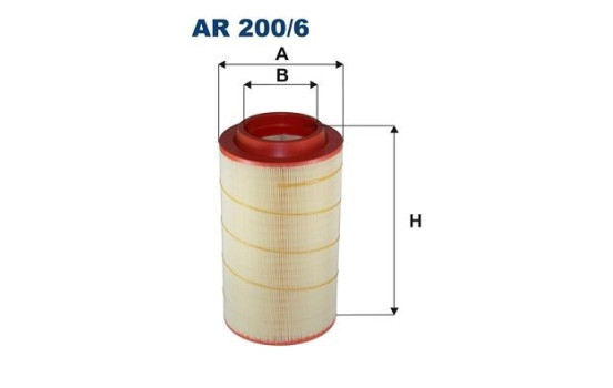Air filter AR 200/6 Filtron