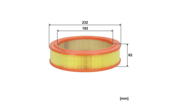 Air filter AR 214 Filtron, Image 2