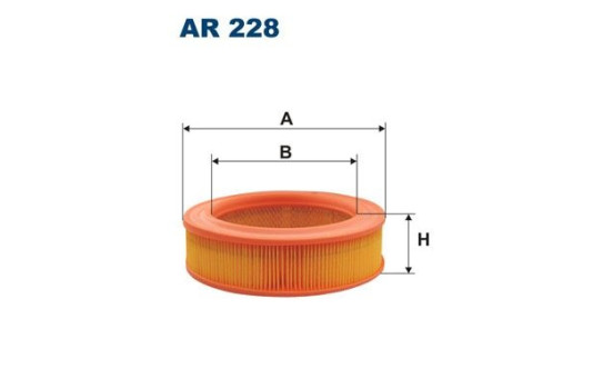 Air filter AR 228 Filtron