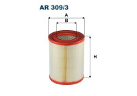 Air filter AR 309/3 Filtron