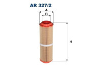 Air filter AR 327/2 Filtron