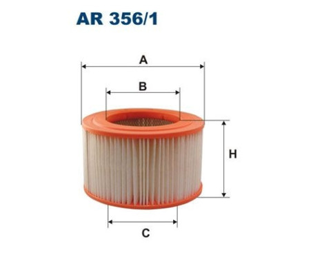 Air filter AR 356/1 Filtron
