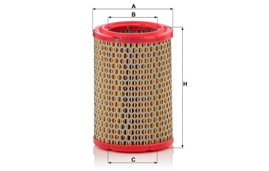 Air Filter C 1134/1 MANN-FILTER, Image 3