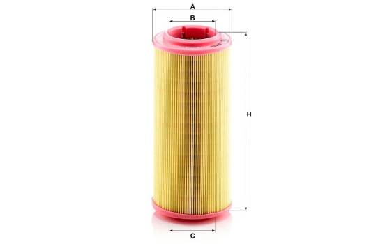 Air Filter C 12 107/1 MANN-FILTER, Image 3