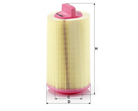 Air Filter C 14 114 Mann, Image 2