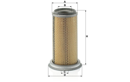 Air Filter C 14 168 MANN-FILTER, Image 3