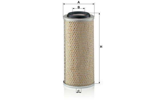 Air Filter C 15 260 MANN-FILTER, Image 3