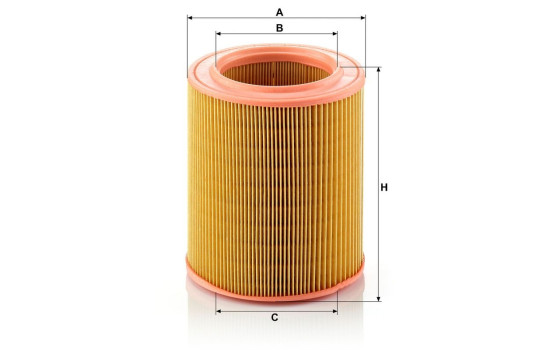 Air filter C 1577/1 MANN-FILTER, Image 2