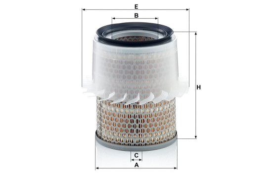 Air Filter C 16 148 Mann, Image 3