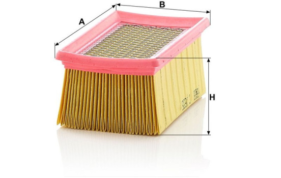Air Filter C 1635 MANN-FILTER, Image 3