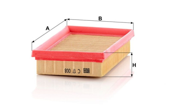 Air Filter C 17 008 Mann, Image 3