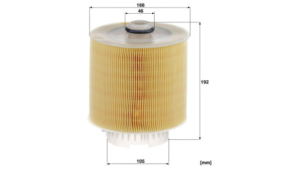Air Filter C 17 137/1 x MANN-FILTER, Image 3