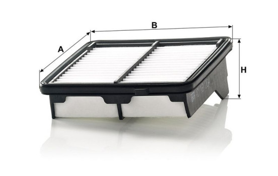Air Filter C 18 004 MANN-FILTER, Image 3