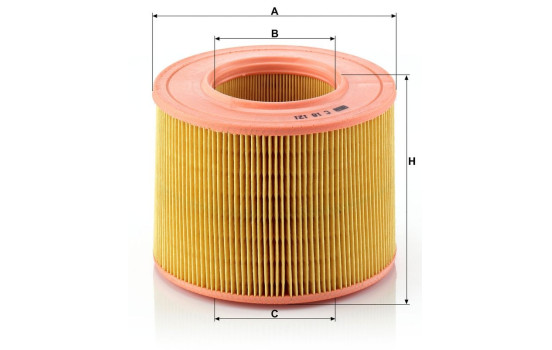 Air Filter C 18 121 MANN-FILTER, Image 3