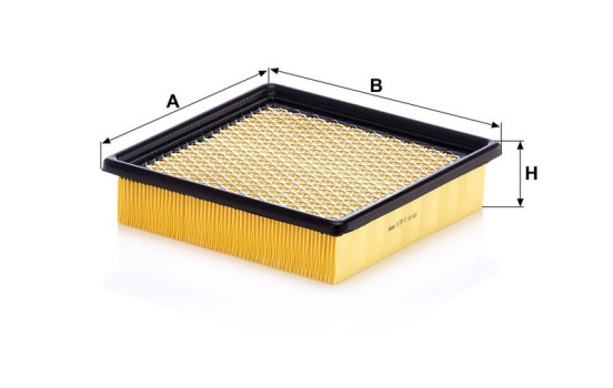 Air Filter C 19 003 MANN-FILTER, Image 2