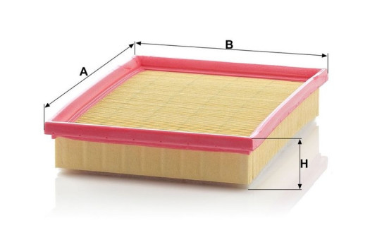 Air Filter C 2256/2 MANN-FILTER, Image 3
