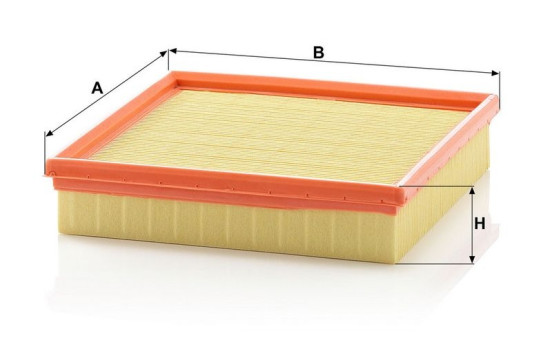 Air Filter C 2290 Mann, Image 3
