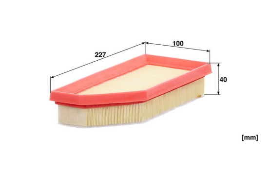 Air filter C 23 091 MANN-FILTER, Image 2