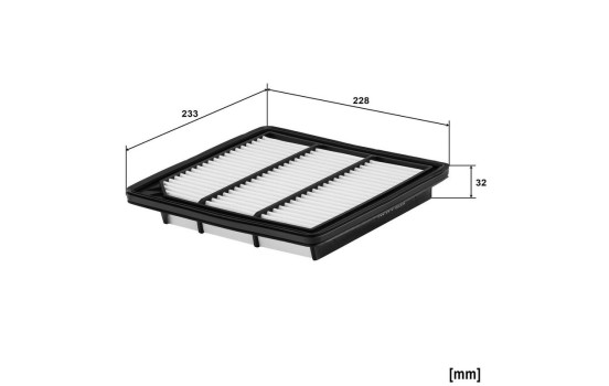 Air Filter C 23 094 MANN-FILTER, Image 4