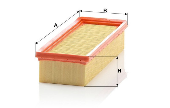 Air Filter C 2341 Mann, Image 3