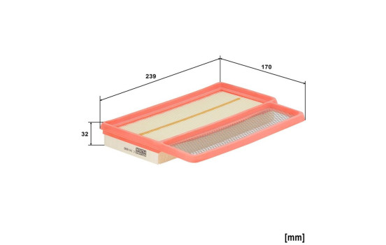 Air Filter C 24 006 MANN-FILTER, Image 4