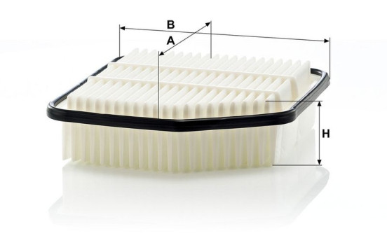 Air Filter C 24 007 Mann, Image 3