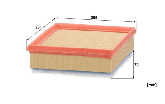 Air Filter C 24 024 MANN-FILTER, Image 3