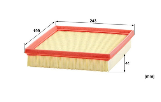 Air filter C 24 078 Mann, Image 2