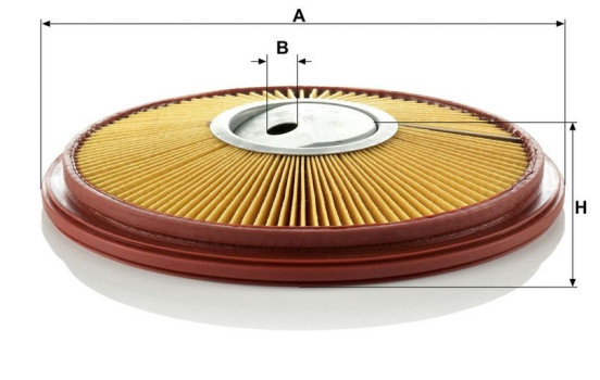 Air Filter C 2428 MANN-FILTER, Image 3