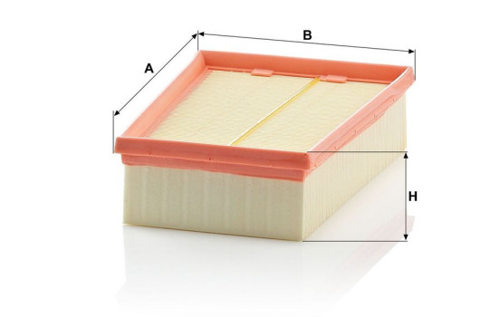 Air Filter C 2433/2 Mann, Image 4