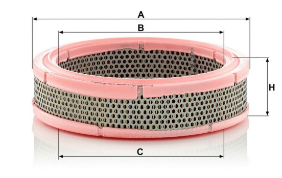 Air Filter C 2443 MANN-FILTER, Image 3