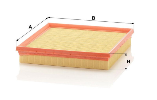 Air Filter C 2493 MANN-FILTER, Image 3