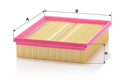 Air Filter C 2498 Mann, Image 3