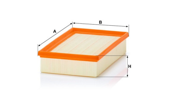 Air Filter C 25 009 MANN-FILTER, Image 3