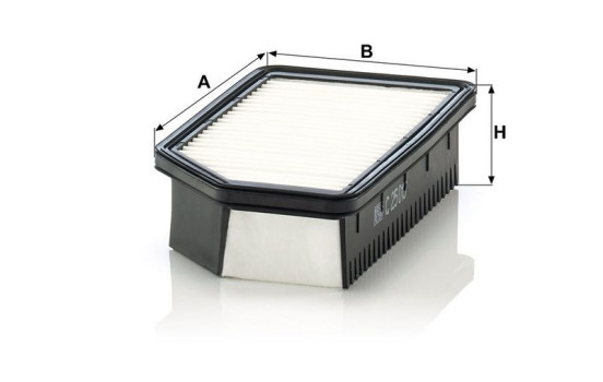 Air Filter C 25 013 MANN-FILTER, Image 3