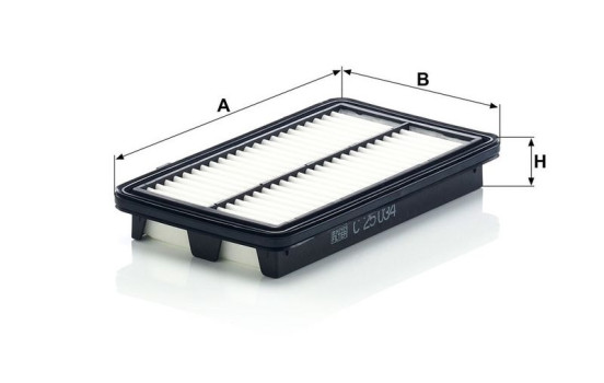 Air Filter C 25 034 MANN-FILTER, Image 3