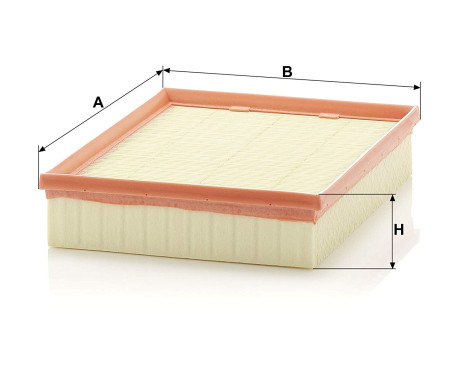 Air Filter C 25 109 Mann, Image 2