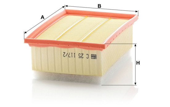 Air Filter C 25 117/2 MANN-FILTER, Image 3
