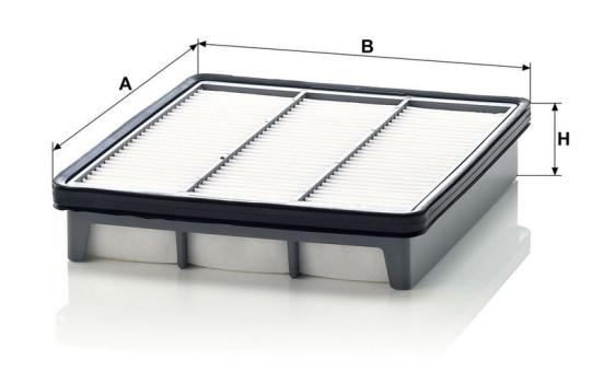 Air Filter C 2542 MANN-FILTER, Image 5
