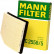 Air Filter C 2558/5 MANN-FILTER