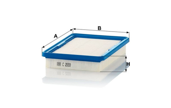 Air Filter C 2559 Mann, Image 3