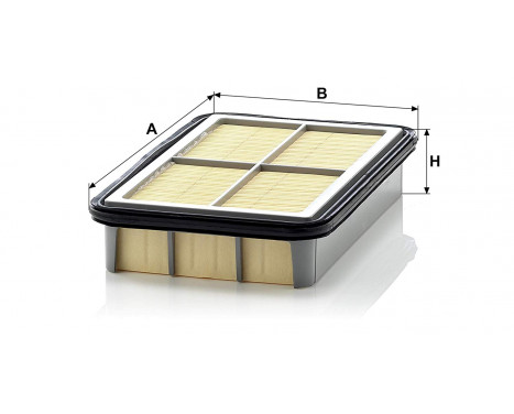 Air Filter C 2568 Mann, Image 2