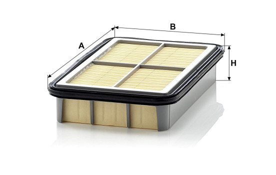 Air Filter C 2568 Mann, Image 2