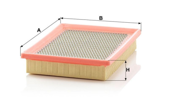 Air Filter C 2571 MANN-FILTER, Image 4