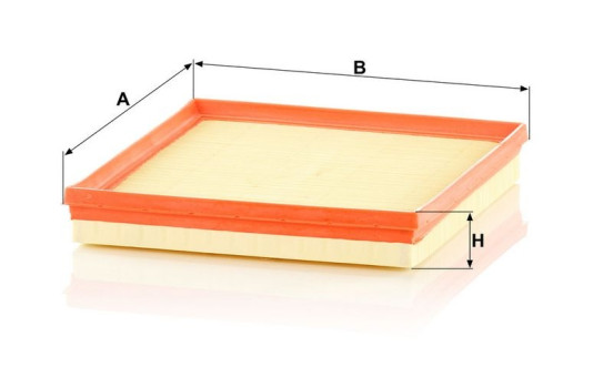 Air Filter C 26 009-2 MANN-FILTER, Image 3