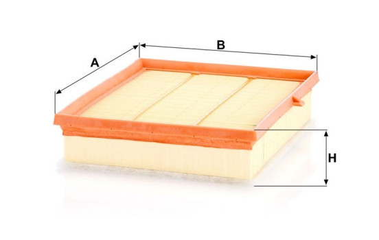 Air Filter C 26 010 Mann, Image 3