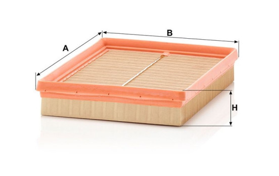 Air Filter C 26 012 MANN-FILTER, Image 3