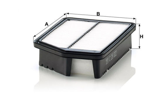 Air Filter C 26 022 Mann, Image 3