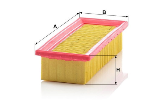 Air Filter C 2657/1 Mann, Image 3
